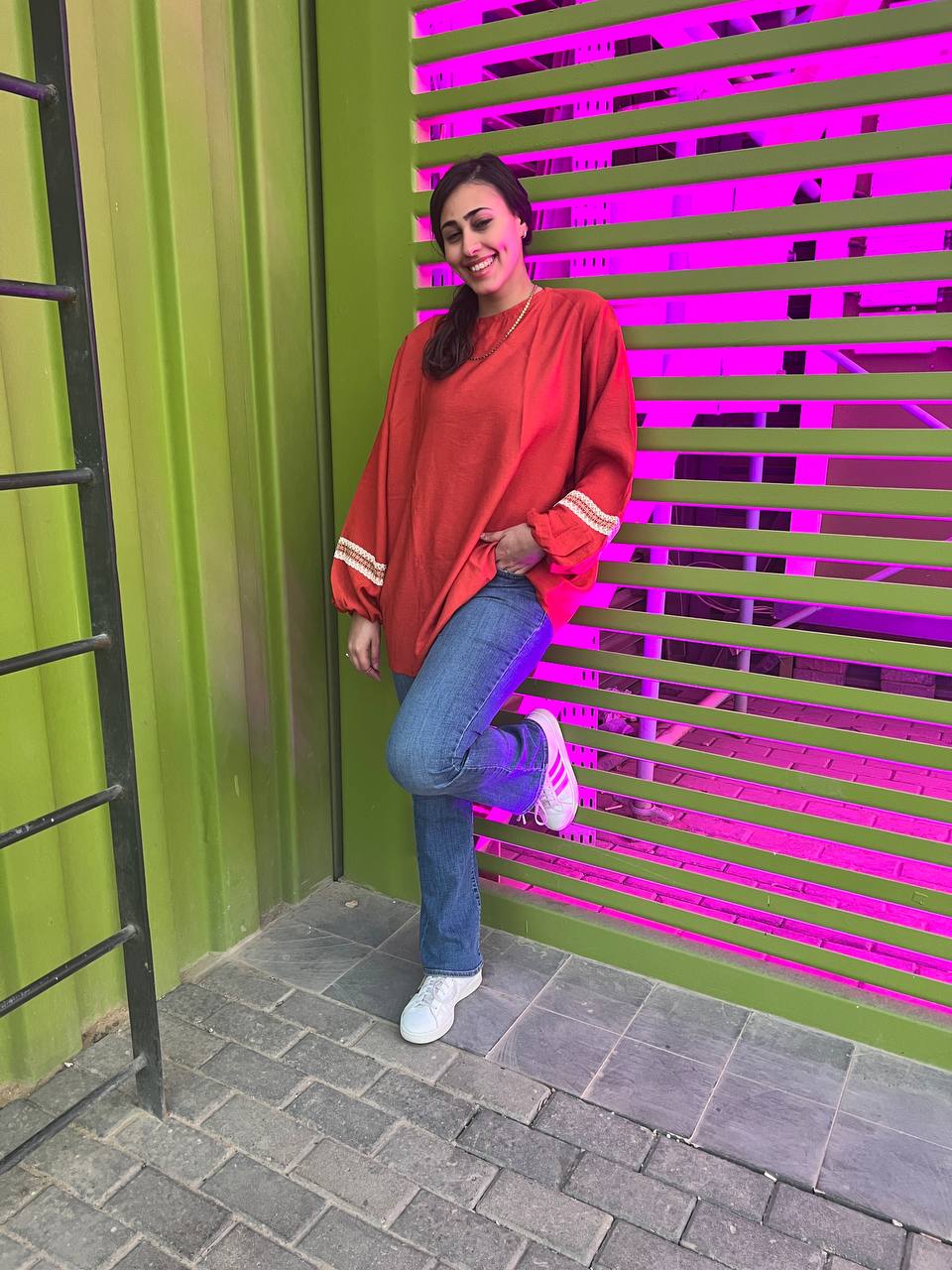 Orange Flame Blouse