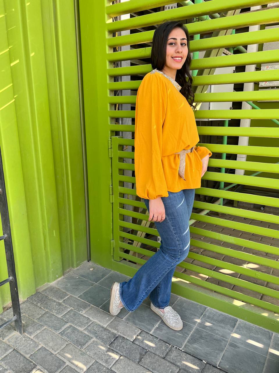 Mustard Bloom Blouse