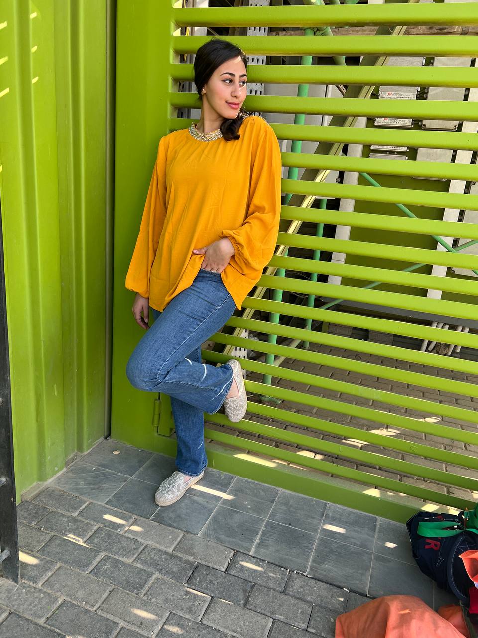 Mustard Bloom Blouse
