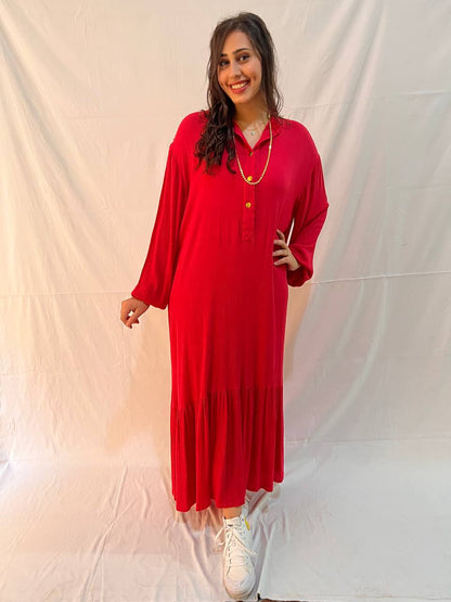 Fuchsia Comfy dress