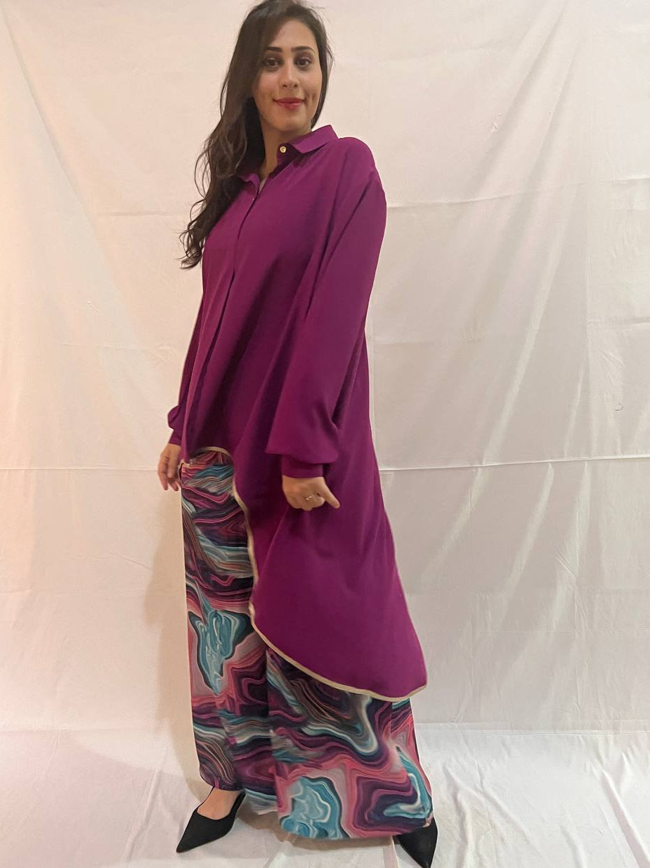 High-low Grape Color
