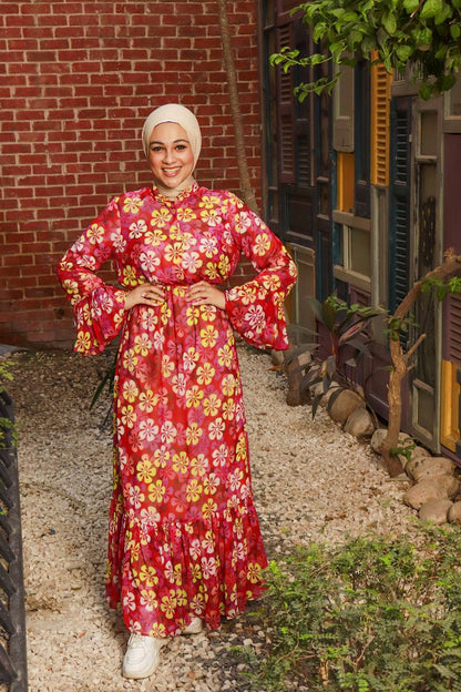 Chiffon Floral dress
