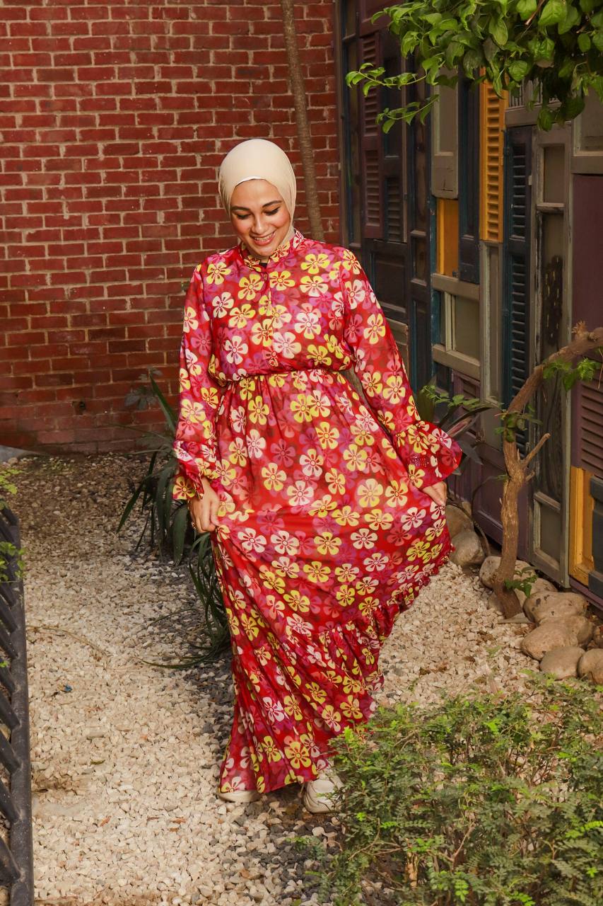 Chiffon Floral dress