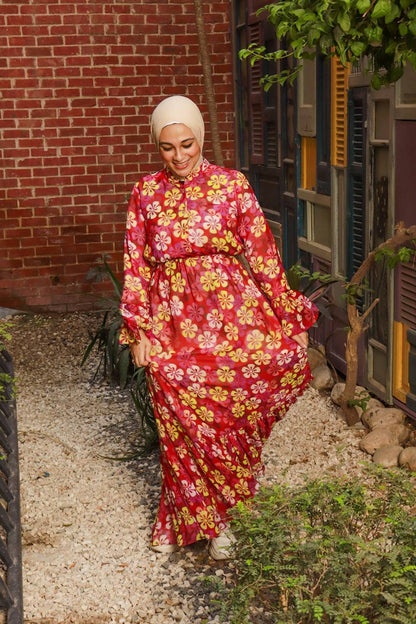 Chiffon Floral dress