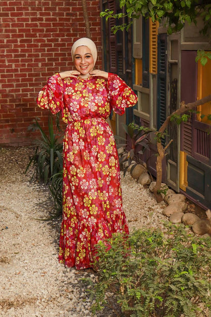 Chiffon Floral dress