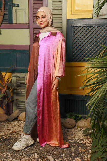 Pink chemise dress