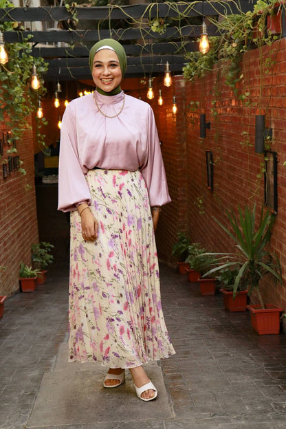 Floral Chiffon skirt