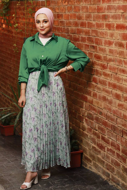 Floral Chiffon skirt